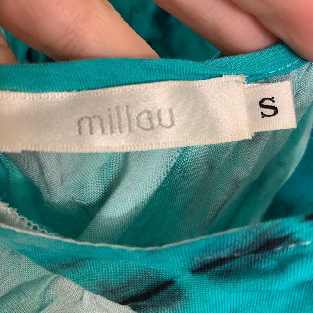 Millau green tie die tank - Picture 3 of 4